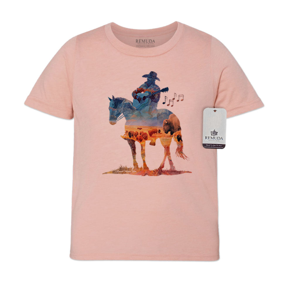 Where the Buffalo Roam Youth Western Tee