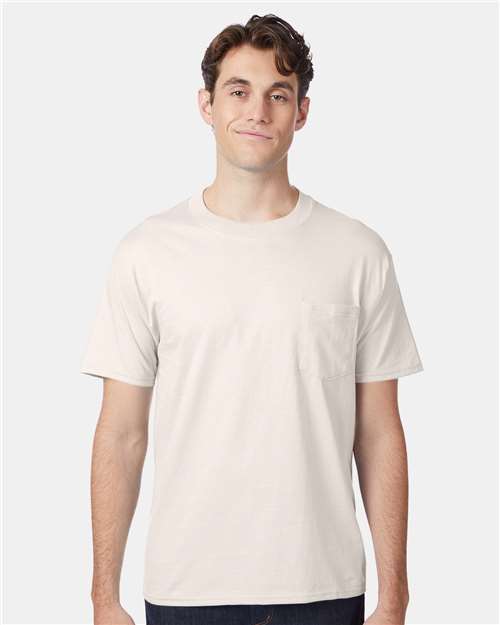 Hanes 5190 Unisex Beefy-T® Pocket T-Shirt-10